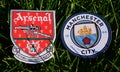 English Premier League Club Emblems Royalty Free Stock Photo