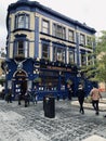 English pub during the pandemic of covid corona virus London 2020