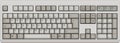 English qwerty UK computer grey keyboard