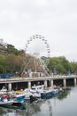 The English Riviera Wheel, at the marina in Torquay, Torbay in Devon in the UK