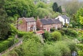 An English Rural Hamlet set in a wooded Valley Royalty Free Stock Photo