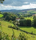 An English Rural Hamlet in Somerset, UK Royalty Free Stock Photo