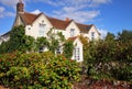 English Rural House and Garden Royalty Free Stock Photo