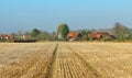 An English Rural Landscape with Farmhouse