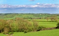 An English Rural Landscape in the Peak District Royalty Free Stock Photo