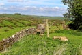 An English Rural Landscape in the Peak District Royalty Free Stock Photo