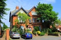 English small town houses Royalty Free Stock Photo