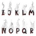 English smoking alphabet