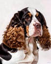 English Springer Spaniel breed puppy dog portrait