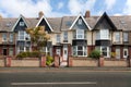 English street of terraced houses