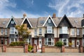 English street of terraced houses