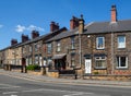 English street with typical buildings Royalty Free Stock Photo