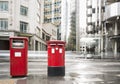 English style mailboxes Royalty Free Stock Photo