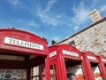 English style telephone booth in Bermuda island