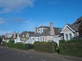 English suburban houses Royalty Free Stock Photo