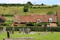 An English Summer Landscape with a Village in the Valley