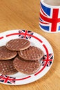 Photo of English Tea biscuit break Royalty Free Stock Photo