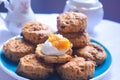 English tea biscuits, English scones Royalty Free Stock Photo