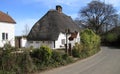 English thatched cottage Royalty Free Stock Photo