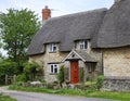 English Thatched Cottage Royalty Free Stock Photo