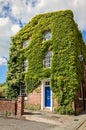 English Town House with Virginia Creeper