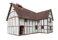 English Tudor House cut-out