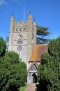 An English Village Church and Tower Royalty Free Stock Photo