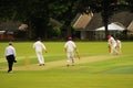 English village cricket, Yorkshire Royalty Free Stock Photo