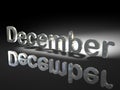 English word December