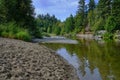 Englishman River near Parksville, BC Royalty Free Stock Photo