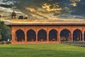 Engrailed Arches Inside The Red Fort, New Delhi, India Royalty Free Stock Photo