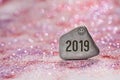 2019 engrave on stone Royalty Free Stock Photo