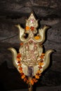 Engraved Brass Trishul