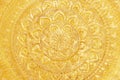 the Engraved gold metal oriental texture/pattern background