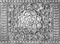 The Engraved metal oriental texture/pattern background