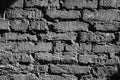 Engraved by prisonners Auschwitz concentration camp inside barrack bricks wall