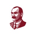 James Connolly - Engraving Royalty Free Stock Photo