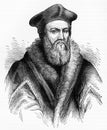 Portrait of reformer Thomas Cranmer Royalty Free Stock Photo