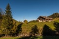 Engstligental south of Adelboden in the Alps Switzerland