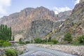 Enguzek kapi castle with tortum creek in Uzundere, Erzurum, Turkey Royalty Free Stock Photo