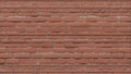 Seamless Red Brick Wall Texture for Design. AI Generation Royalty Free Stock Photo