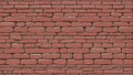 Red Brick Wall Seamless Texture for Digital Art. AI Generation Royalty Free Stock Photo