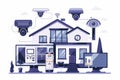 Enhance your security measures with a comprehensive system that includes secure lighting, CCTV, and motion detection technology.