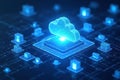 Enhanced Cloud Platform for PaaS Deployment Royalty Free Stock Photo