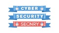 Enhanced Cyber Security Shield Banner Icon, Secure Digital Environment, vector design Generative AI Royalty Free Stock Photo