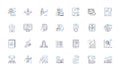 Enhancement line icons collection. Improvement, Enhancement, Advancement, Development, Upgrade, Progress, Amelioration
