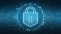 Enhancing Online Data Protection: Future Technology to Safeguard Against Cyber Attacks and Privacy Royalty Free Stock Photo