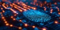 Enhancing Personal Data Security with Biometric Fingerprint and Two-Factor Authentication. Concept