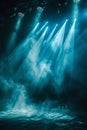 Enhancing stage presence through strategic lighting techniques Royalty Free Stock Photo