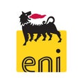 Eni logo editorial illustrative on white background